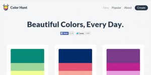 Color Hunt - coleção de palete de cores