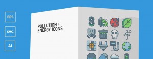 Icons Poluicao e Energia
